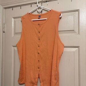 Old Navy Sleeveless Orange Blouse